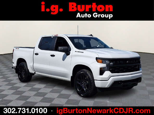 Used 2023 Chevrolet Silverado 1500 Custom w/ LPO, Dark Essentials Package AWD/4WD image 1