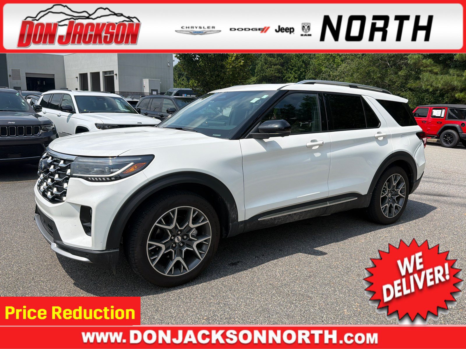 Used 2025 Ford Explorer Platinum w/ Ultimate Package