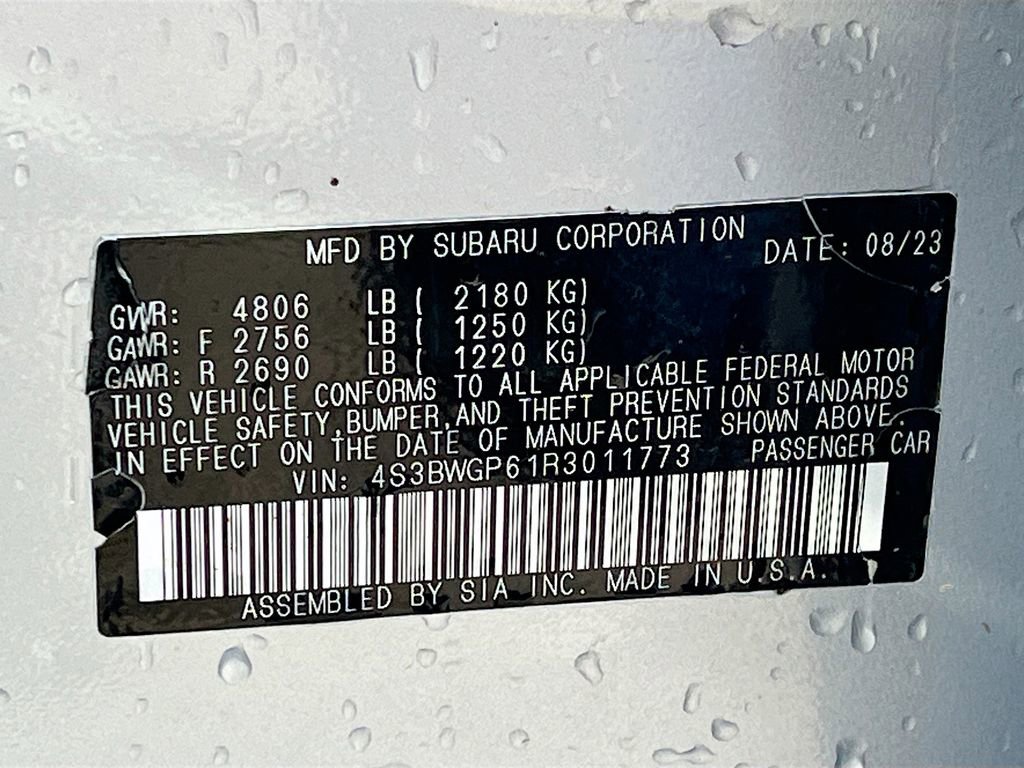 Used 2024 Subaru Legacy Touring XT image 35