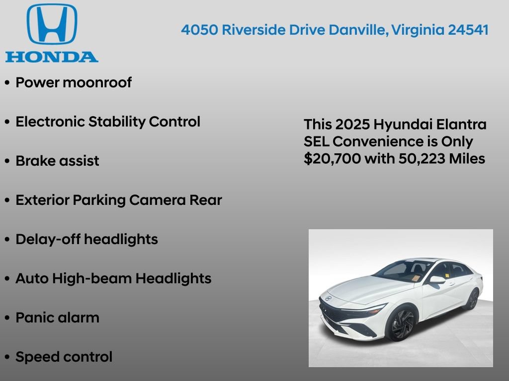 Used 2025 Hyundai Elantra SEL FWD image 23