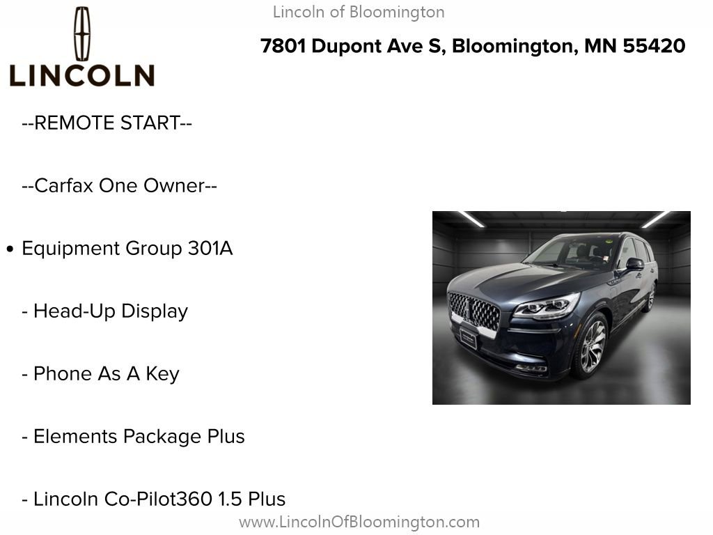 Used 2023 Lincoln Aviator Grand Touring w/ Equipment Group 301A AWD/4WD image 5