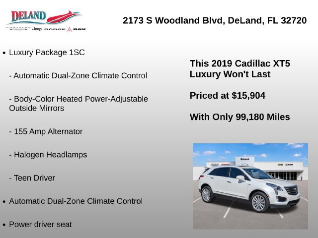 Used 2019 Cadillac XT5 Luxury FWD image 7