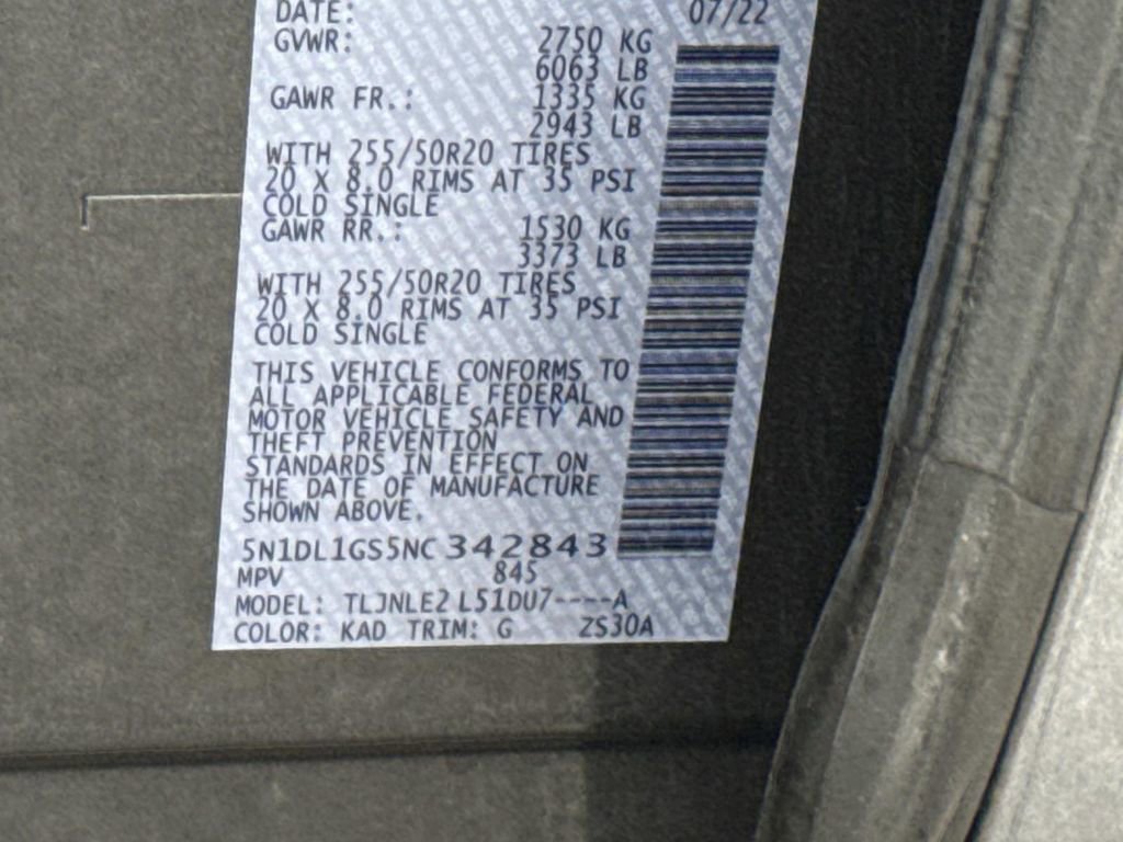 Used 2022 INFINITI QX60 Sensory w/ Cargo Package image 31