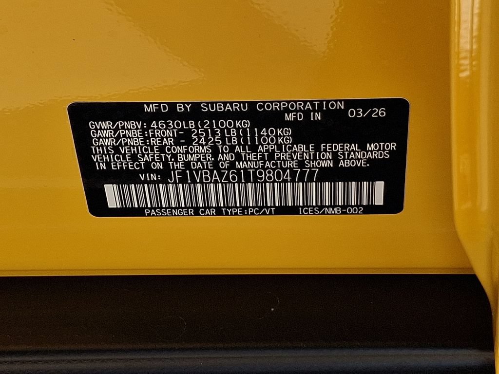 New 2026 Subaru WRX tS AWD/4WD image 14