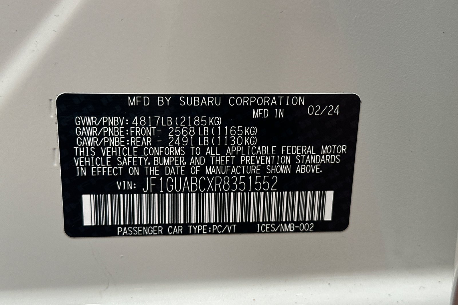 Used 2024 Subaru Impreza 2.0i AWD/4WD image 35