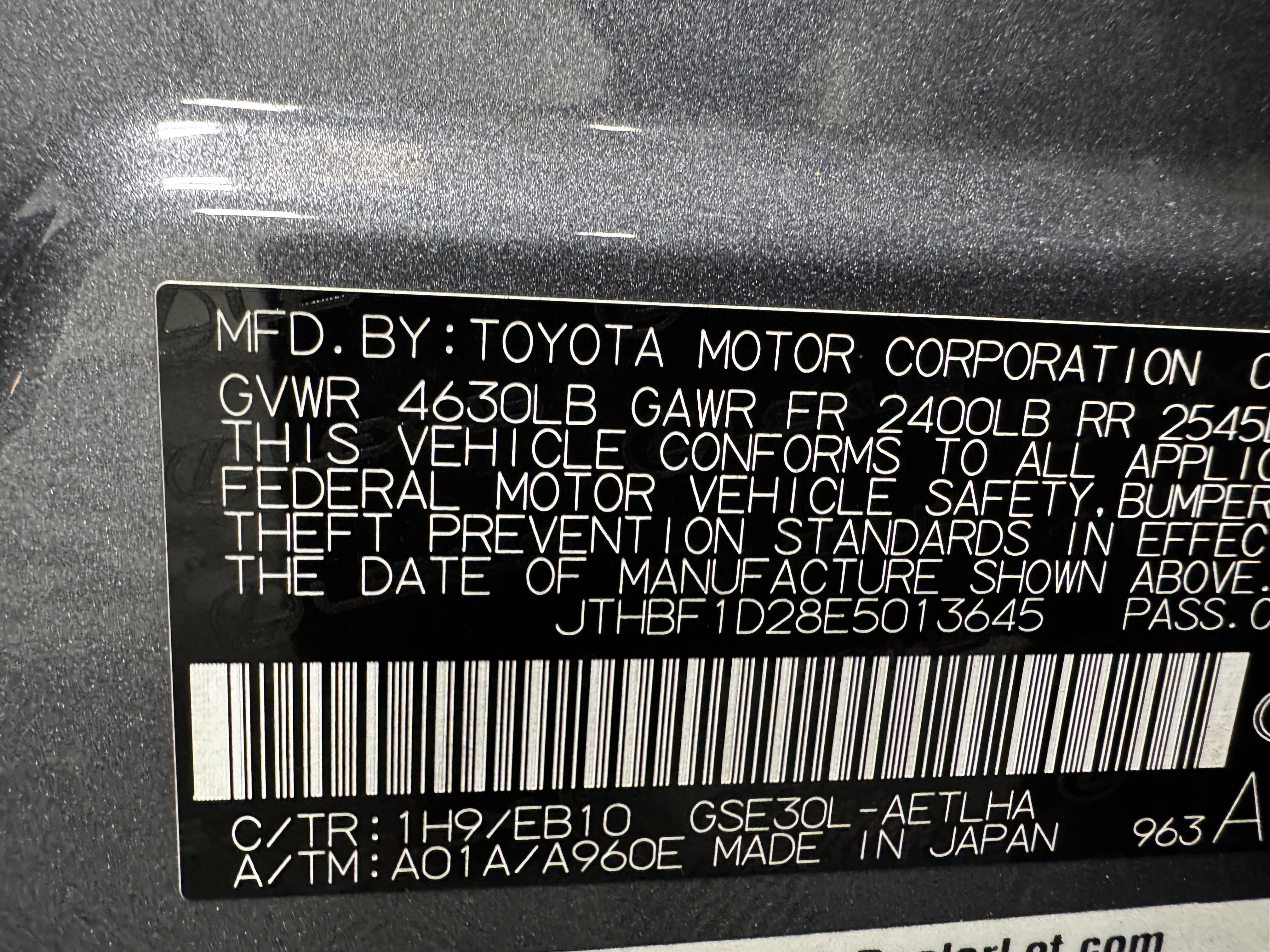 Used 2014 Lexus IS 250 w/ F-Sport Package RWD image 41