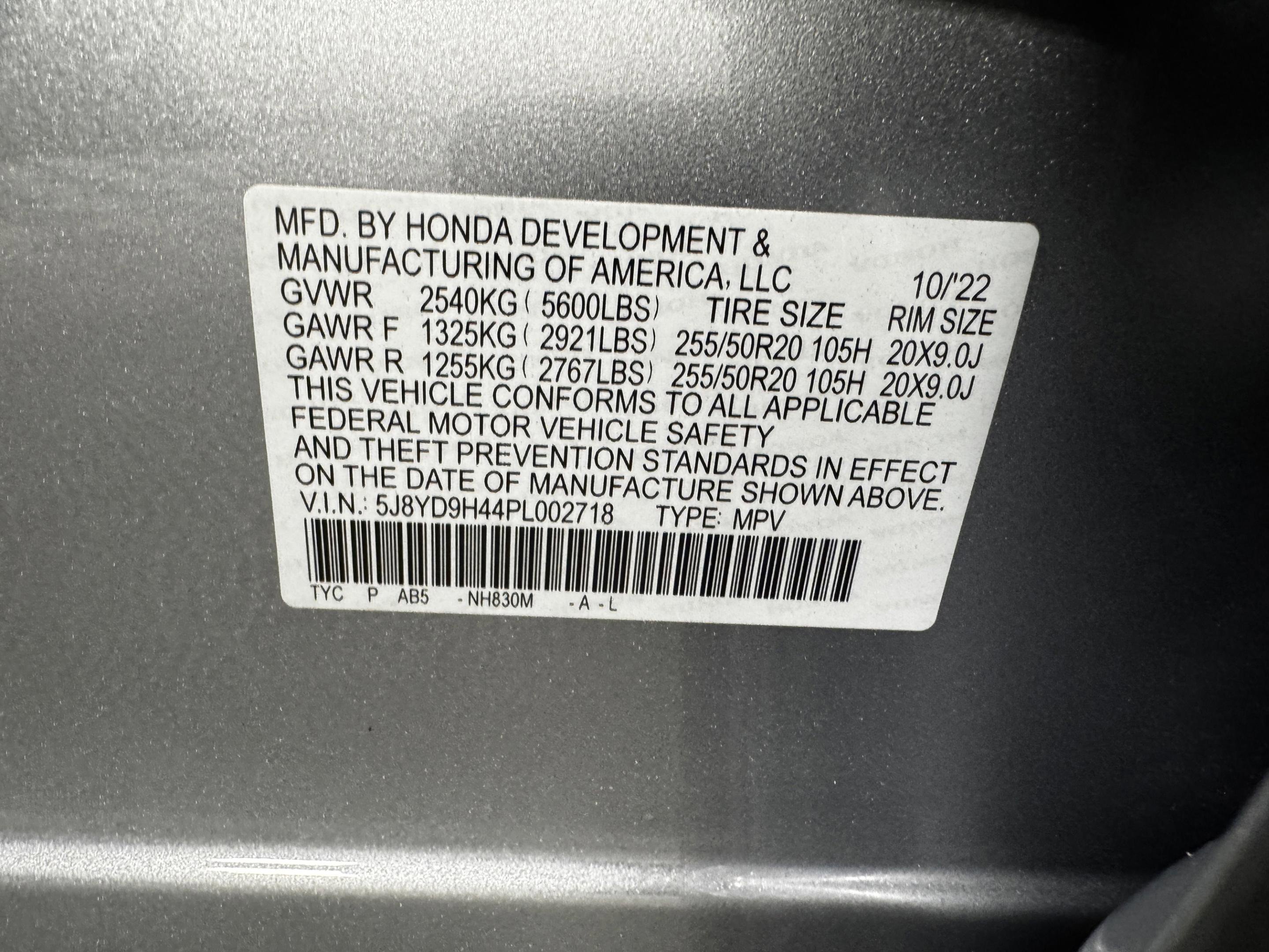 Certified 2023 Acura MDX FWD w/ Technology Package image 52