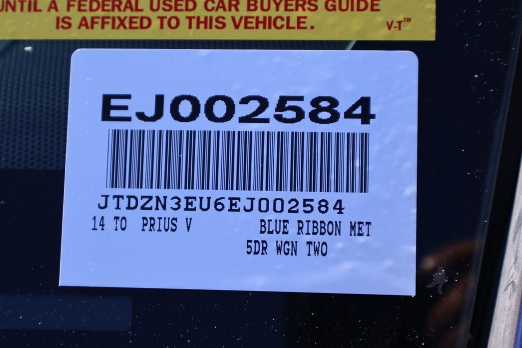 Used 2014 Toyota Prius V Two FWD image 7