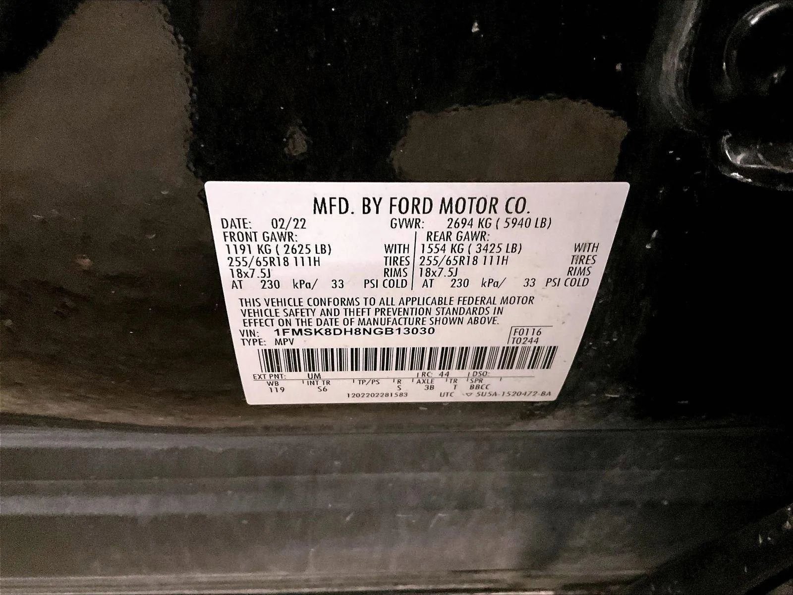 Used 2022 Ford Explorer XLT w/ Equipment Group 202A AWD/4WD image 33
