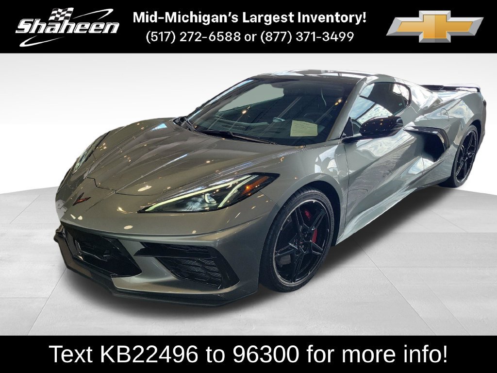 Used 2023 Chevrolet Corvette Stingray Preferred Cpe w/ Z51 Performance Package RWD image 1