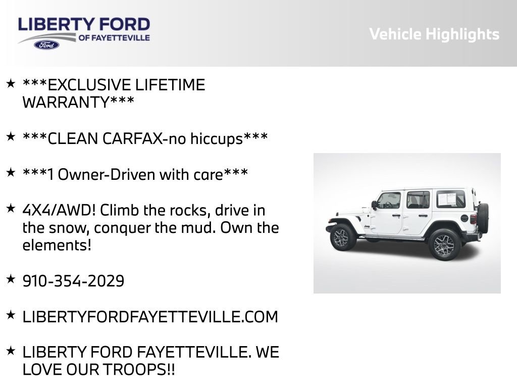 Used 2025 Jeep Wrangler Unlimited Sahara AWD/4WD image 5