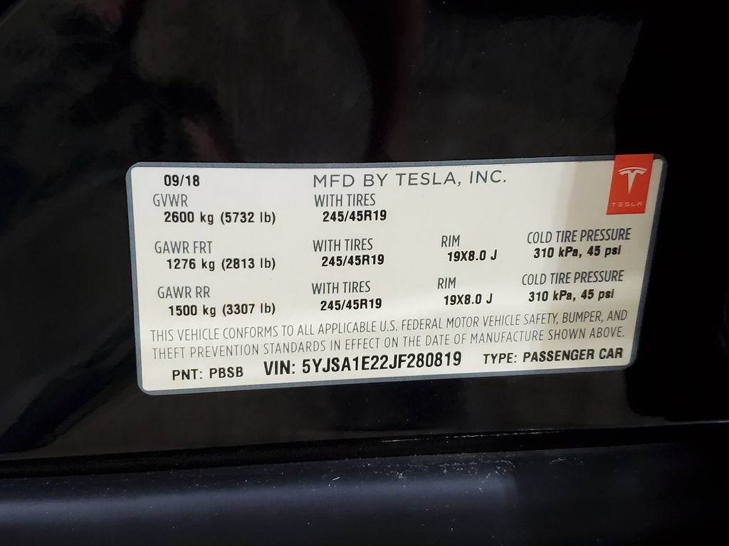 Used 2018 Tesla Model S 75D AWD/4WD image 42