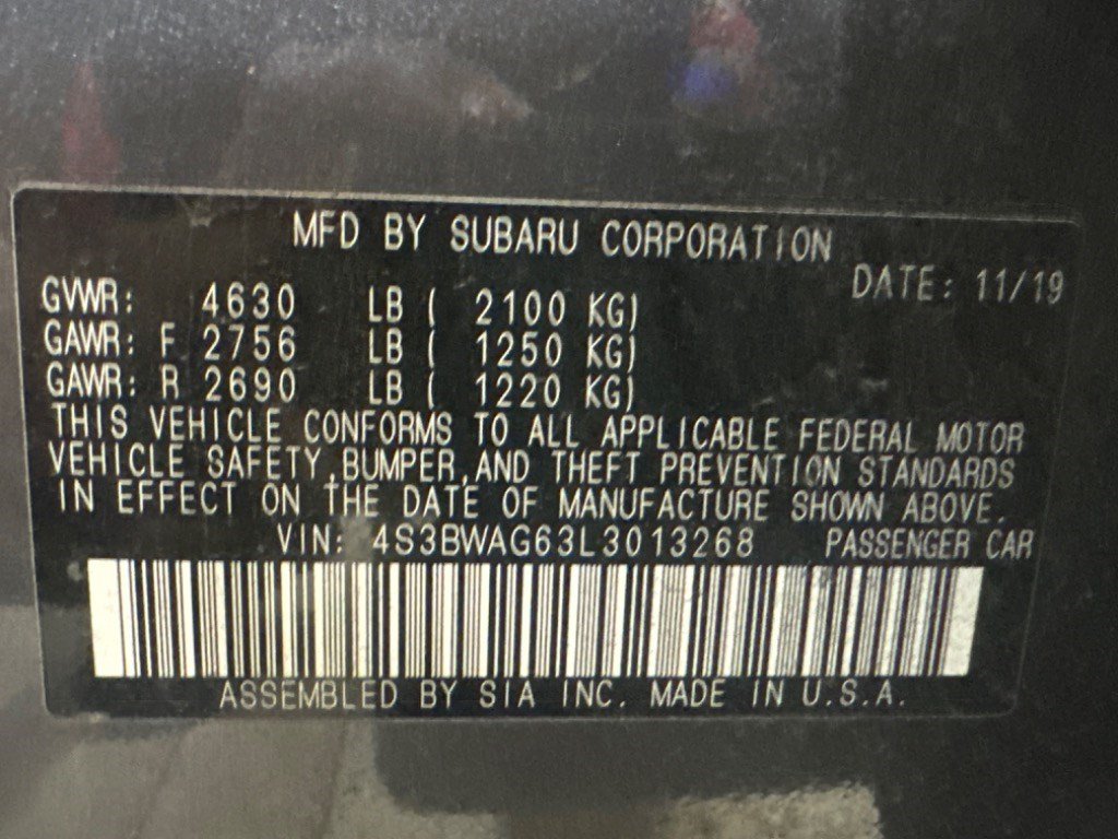 Used 2020 Subaru Legacy Sport w/ Popular Package #2 AWD/4WD image 50