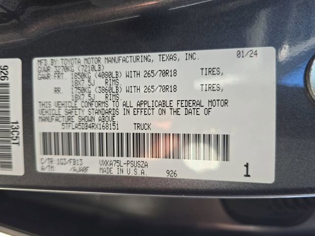 Used 2024 Toyota Tundra SR5 image 34