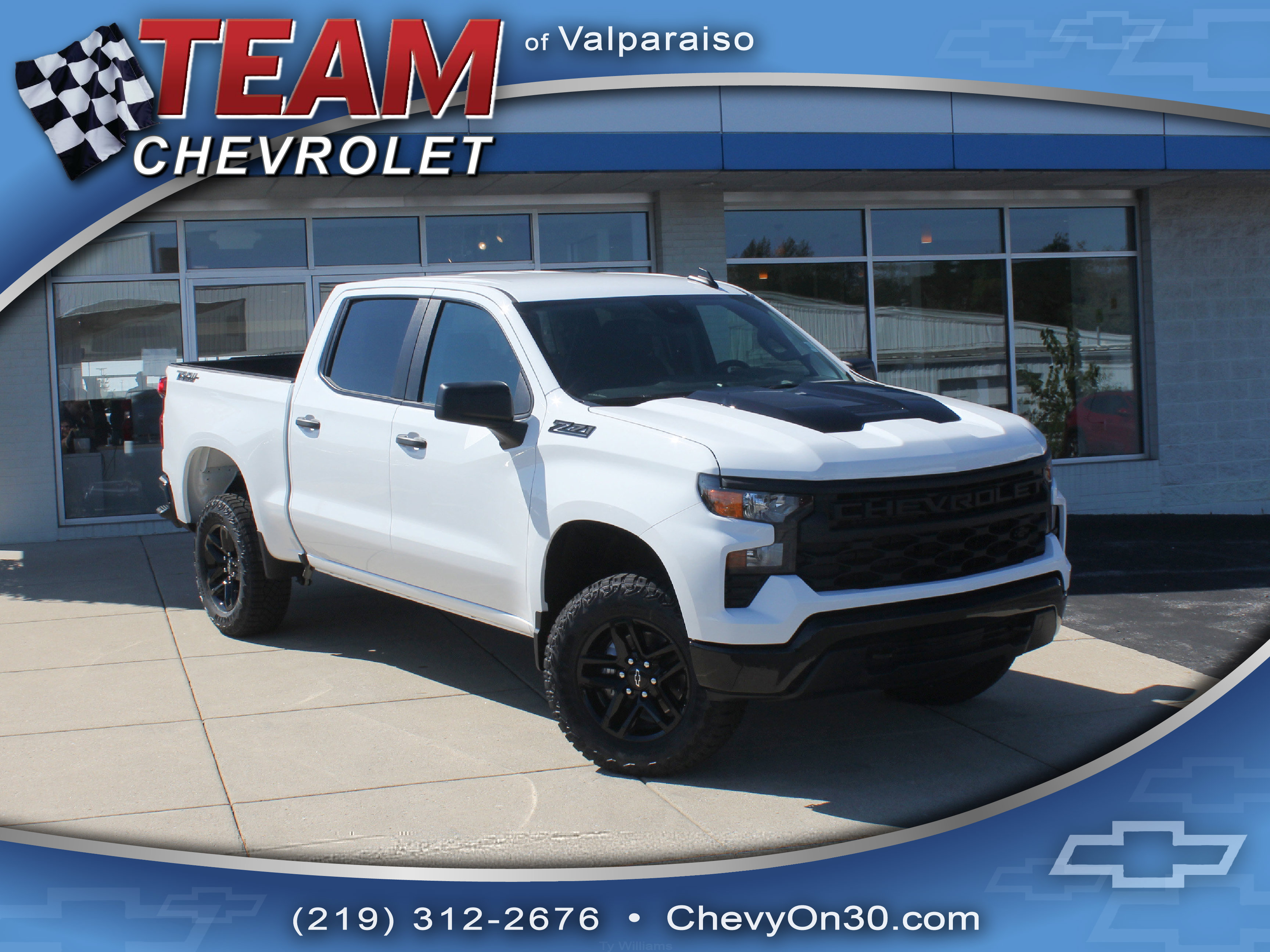 New 2026 Chevrolet Silverado 1500 Custom Trail Boss w/ Dark Appearance Package AWD/4WD video 1