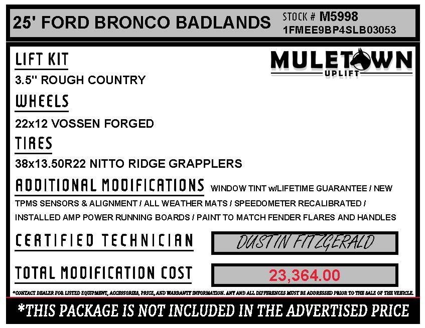 New 2025 Ford Bronco Badlands image 2