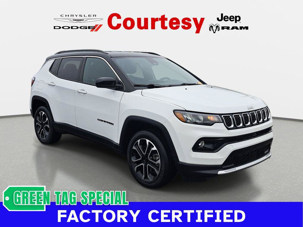 Certified 2023 Jeep Compass Limited AWD/4WD image 1