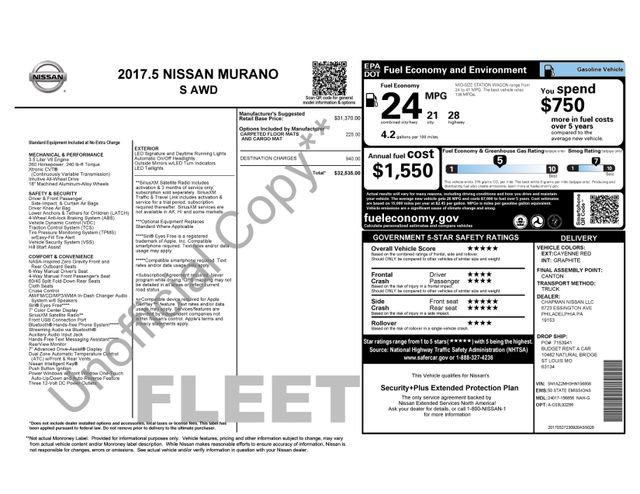 Used 2017 Nissan Murano S AWD/4WD image 4