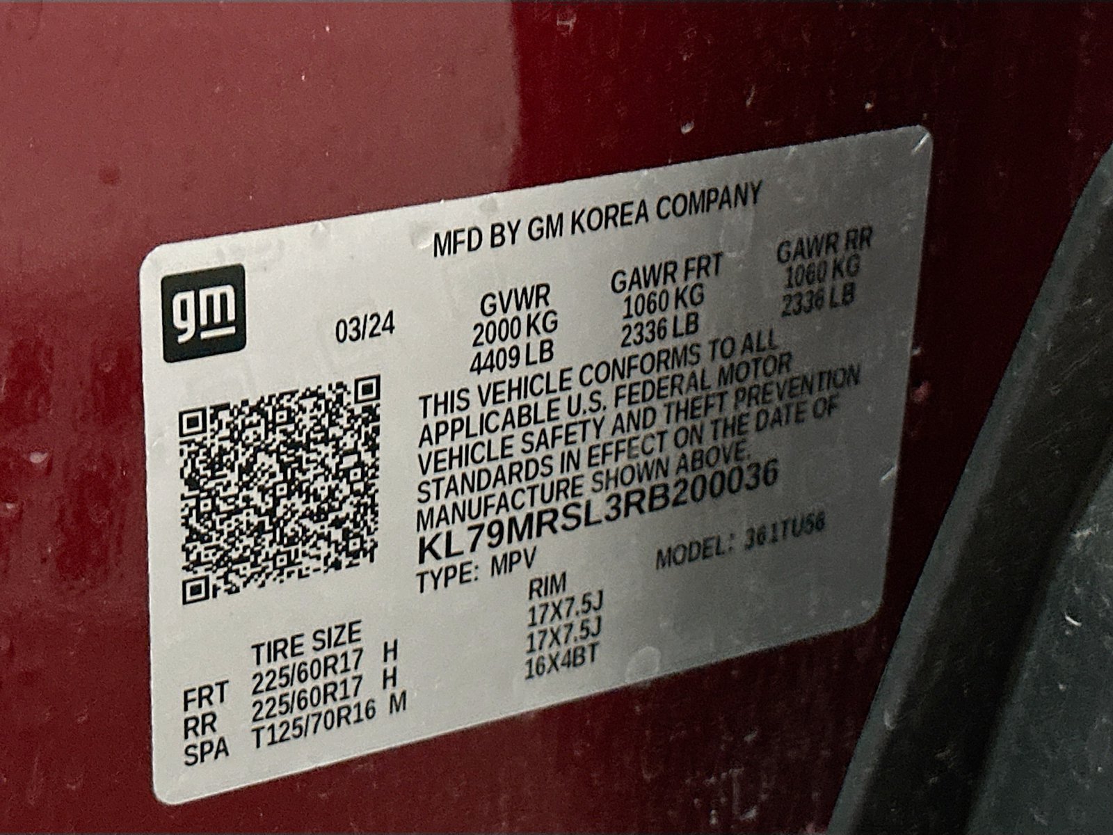 Used 2024 Chevrolet TrailBlazer LT w/ Convenience Package AWD/4WD image 31