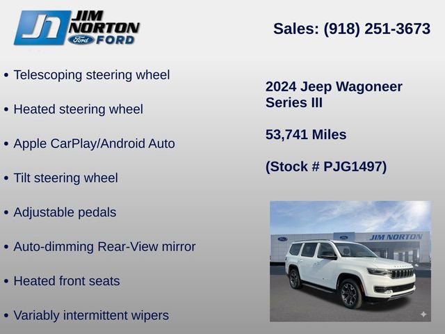 Used 2024 Jeep Wagoneer Series III AWD/4WD image 40