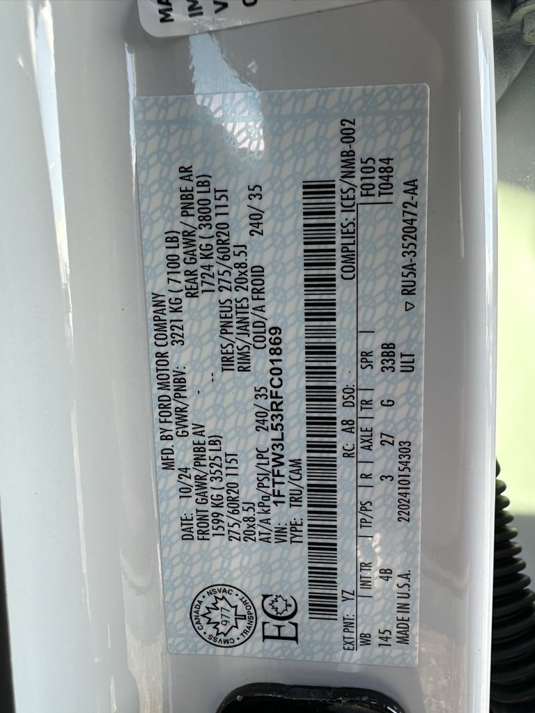 Used 2024 Ford F150 XLT w/ Equipment Group 303A High image 19