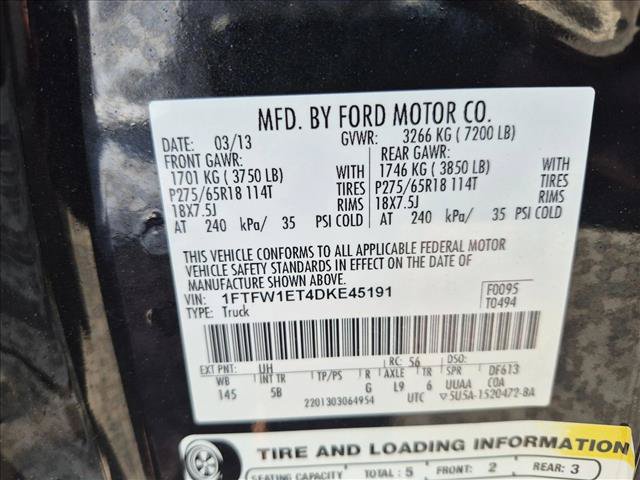Used 2013 Ford F150 FX4 w/ Luxury Equipment Group AWD/4WD image 24