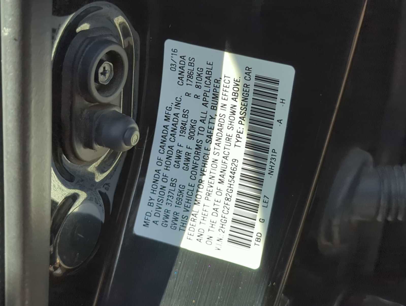 Used 2016 Honda Civic EX image 34