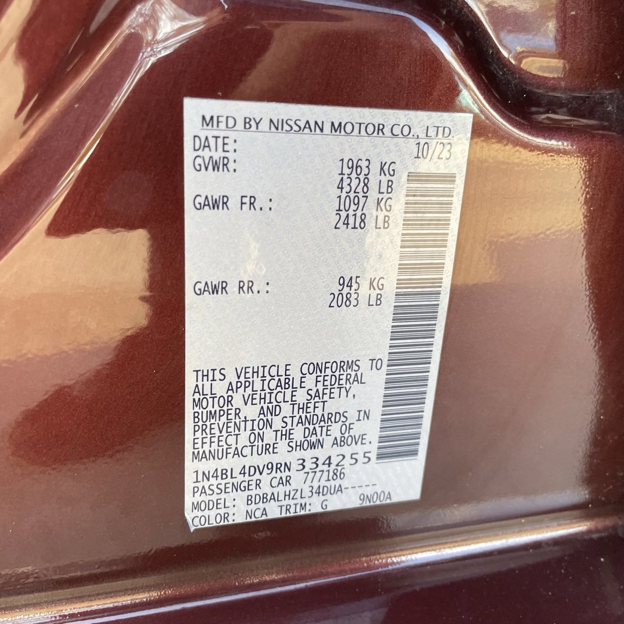 Used 2024 Nissan Altima 2.5 SV image 28