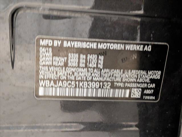 Used 2019 BMW 530e 530e iPerformance w/ Convenience Package image 25