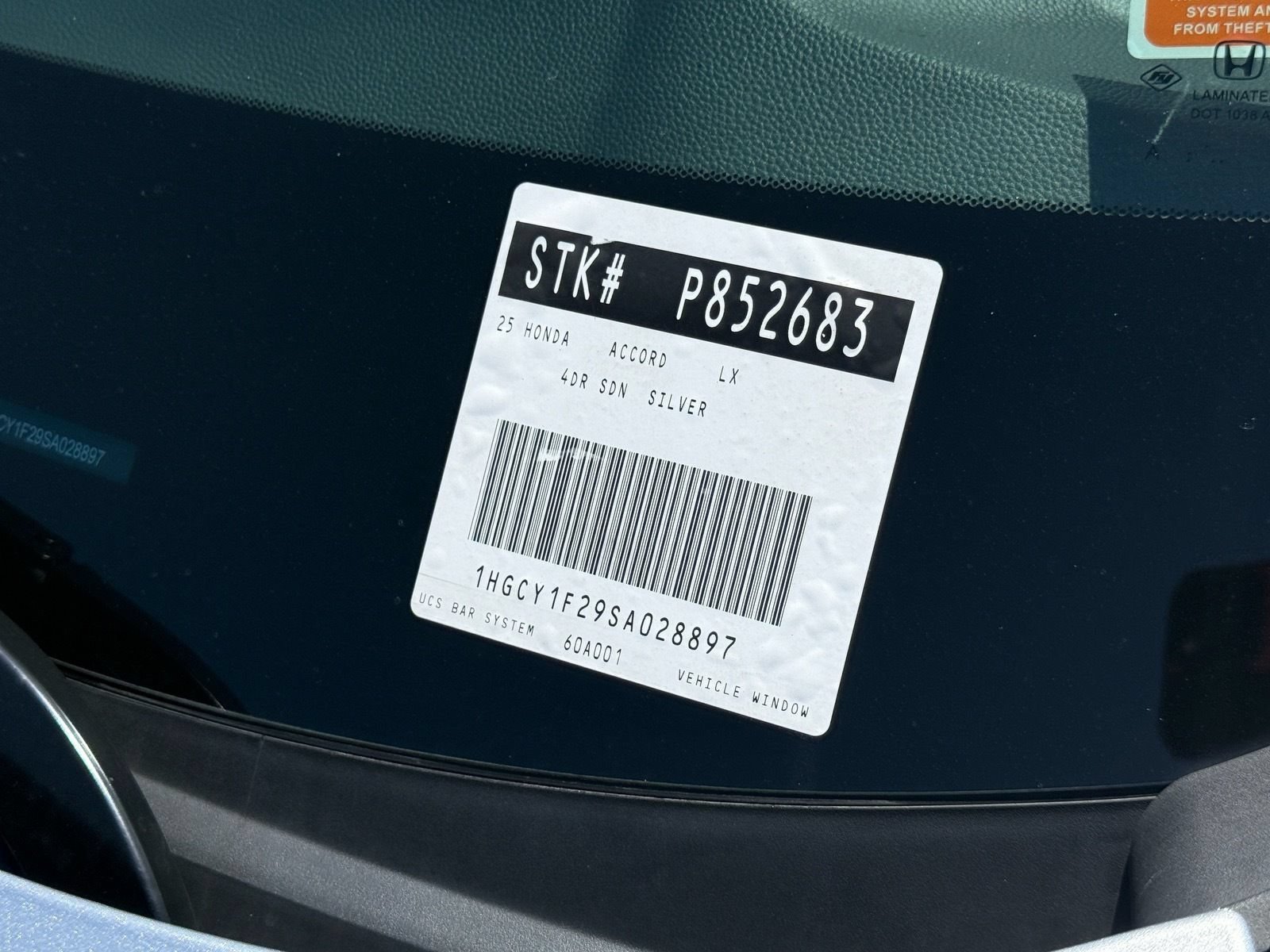 Used 2025 Honda Accord LX image 33