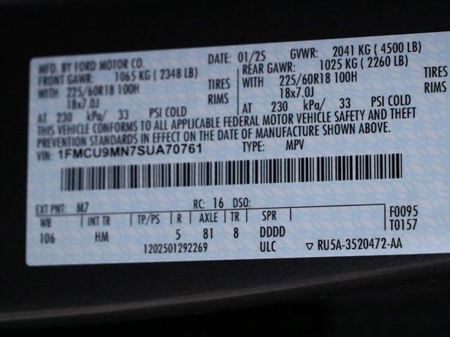 Used 2025 Ford Escape ST-Line w/ Tech Pack #1 image 31