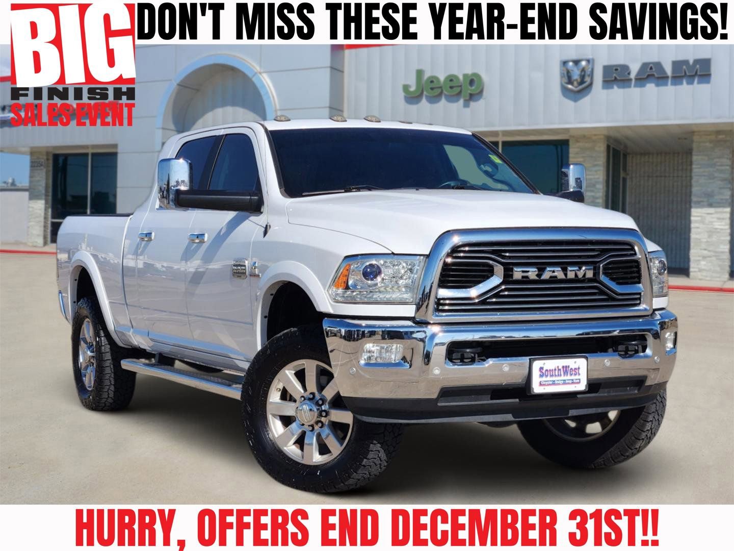 Used 2018 RAM 3500 Laramie Longhorn image 1