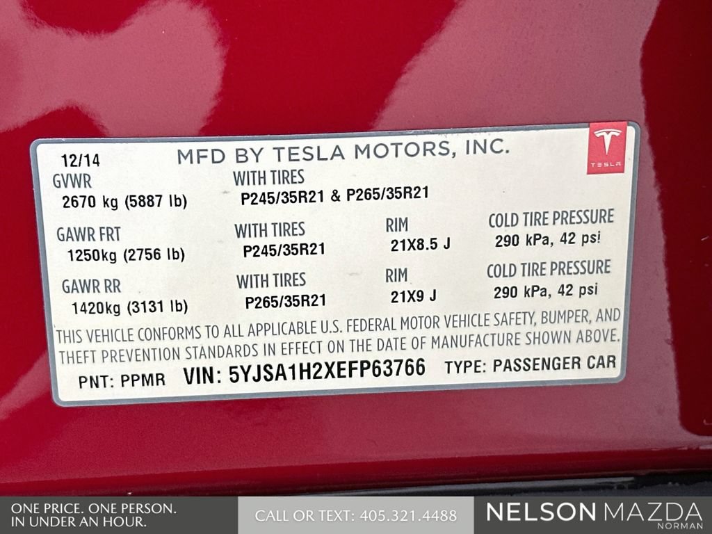 Used 2014 Tesla Model S P85D AWD/4WD image 30