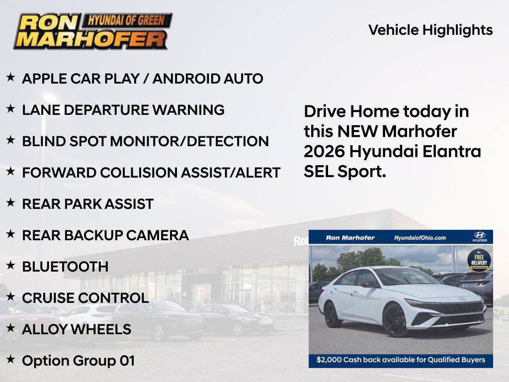New 2026 Hyundai Elantra Sport FWD image 22