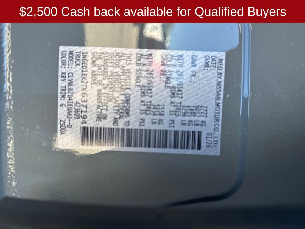 New 2026 Nissan Frontier SV w/ All-Weather Content Package image 32