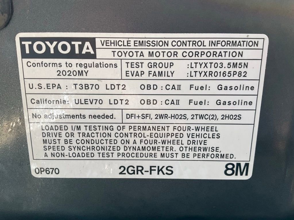 Used 2020 Toyota Tacoma TRD Off-Road w/ Technology Package AWD/4WD image 12