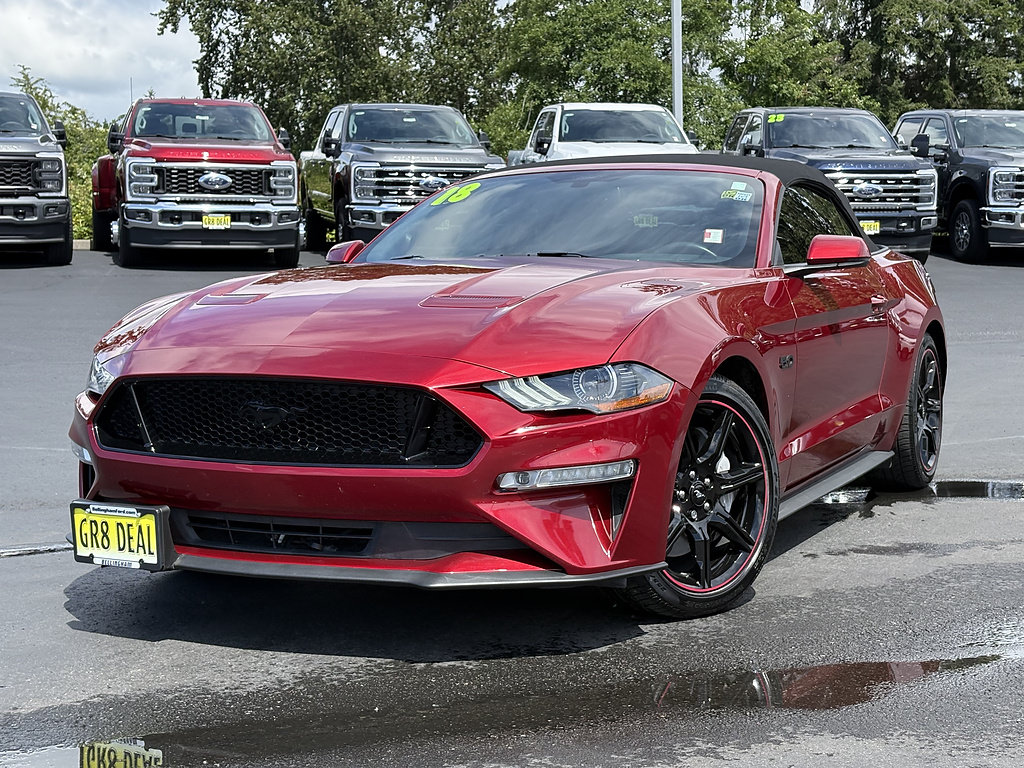 Certified 2018 Ford Mustang GT Premium w/ Black Accent Package