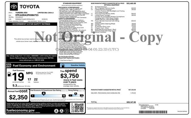 Used 2023 Toyota Tundra Limited image 26