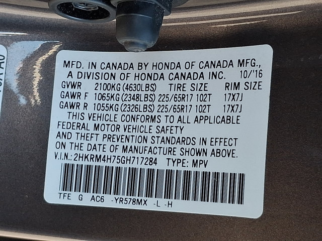 Used 2016 Honda CR-V EX-L image 27