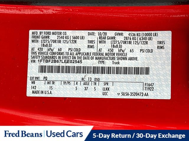 Used 2020 Ford F250 XL w/ STX Appearance Package image 26