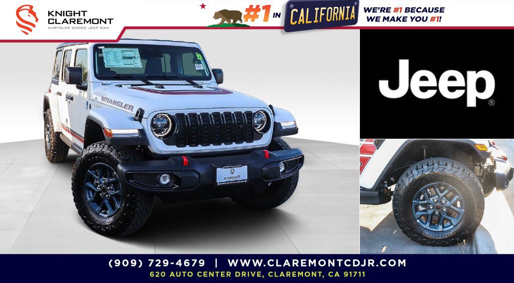 New 2026 Jeep Wrangler Unlimited Sport w/ Dual Top Group AWD/4WD 360° Tour