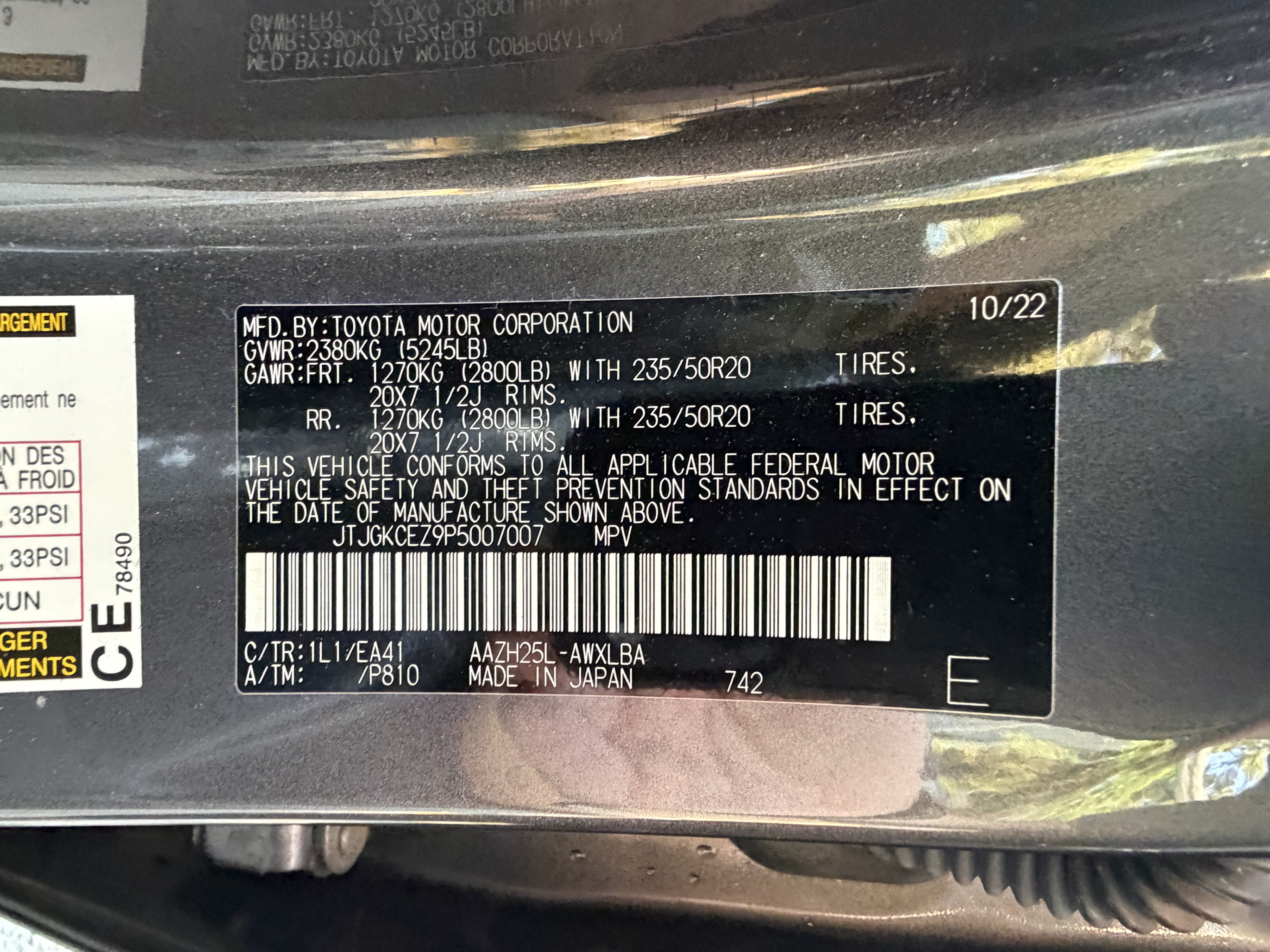 Certified 2023 Lexus NX 350h AWD image 48