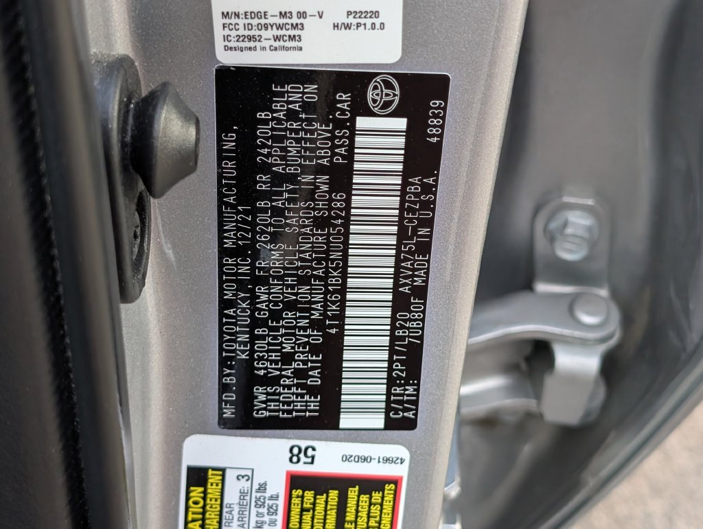 Used 2022 Toyota Camry XSE AWD/4WD image 33