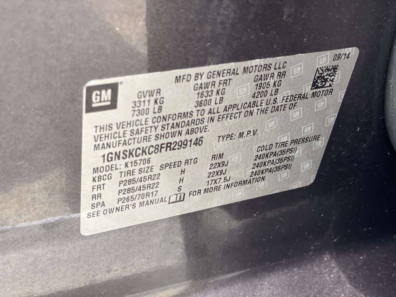 Used 2015 Chevrolet Tahoe LTZ AWD/4WD image 28