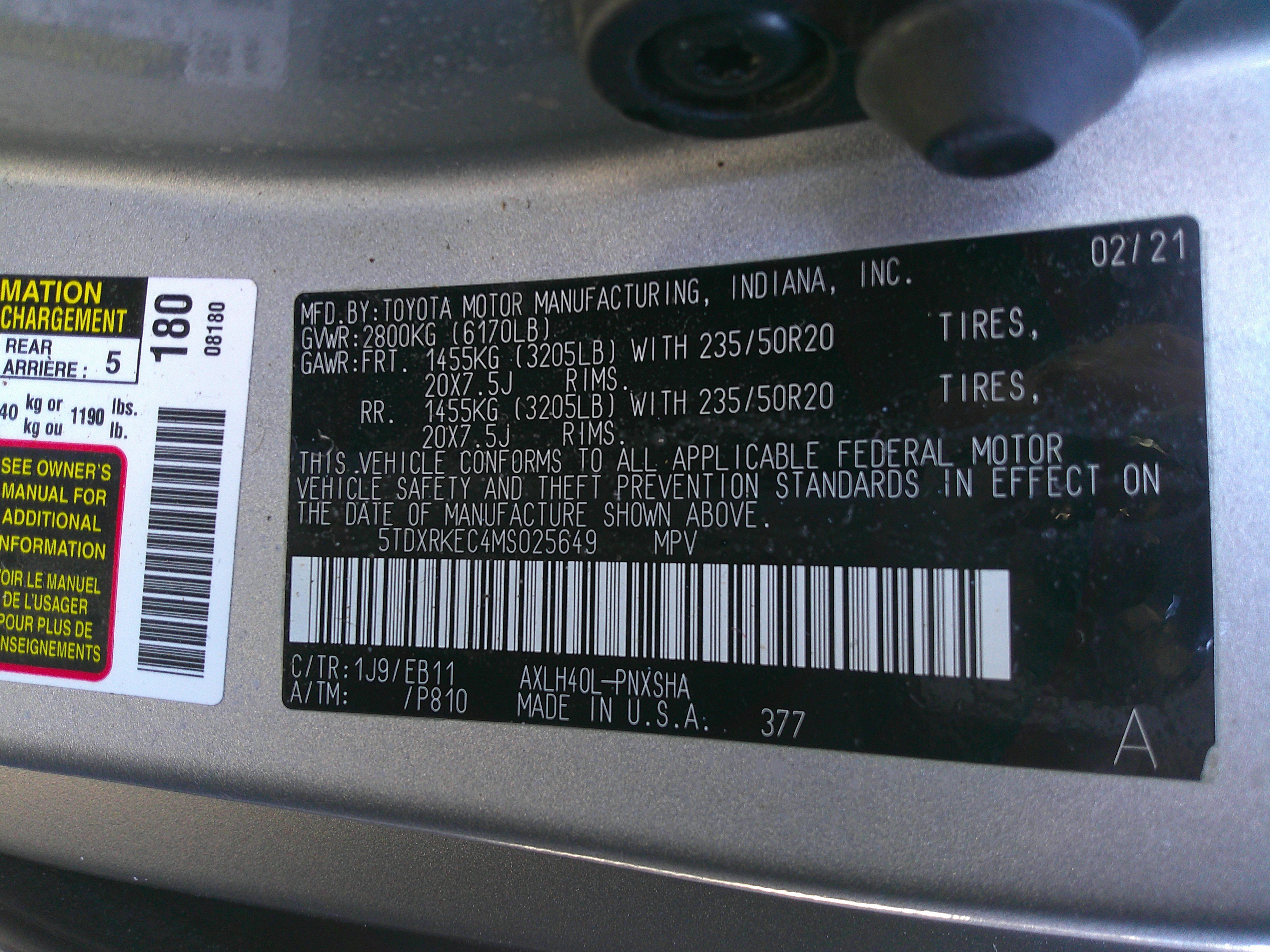 Used 2021 Toyota Sienna XSE image 37