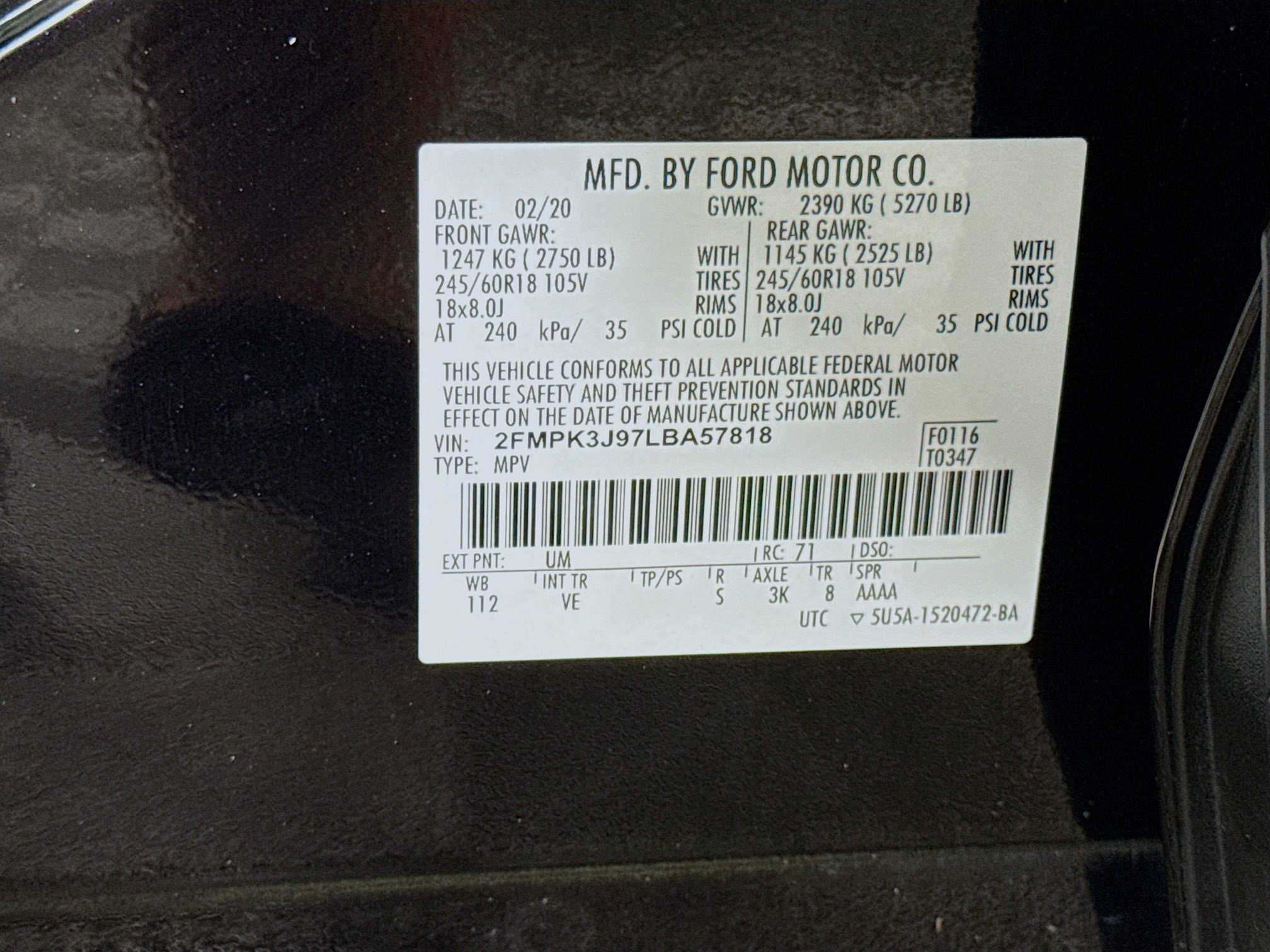 Used 2020 Ford Edge SEL FWD image 40