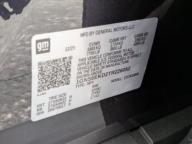 New 2026 Chevrolet Suburban RST w/ Comfort Package image 19