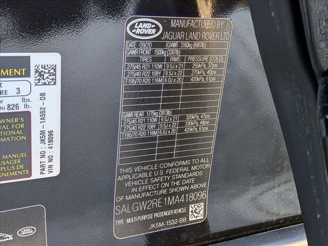 Used 2021 Land Rover Range Rover SV Autobiography Dynamic image 18