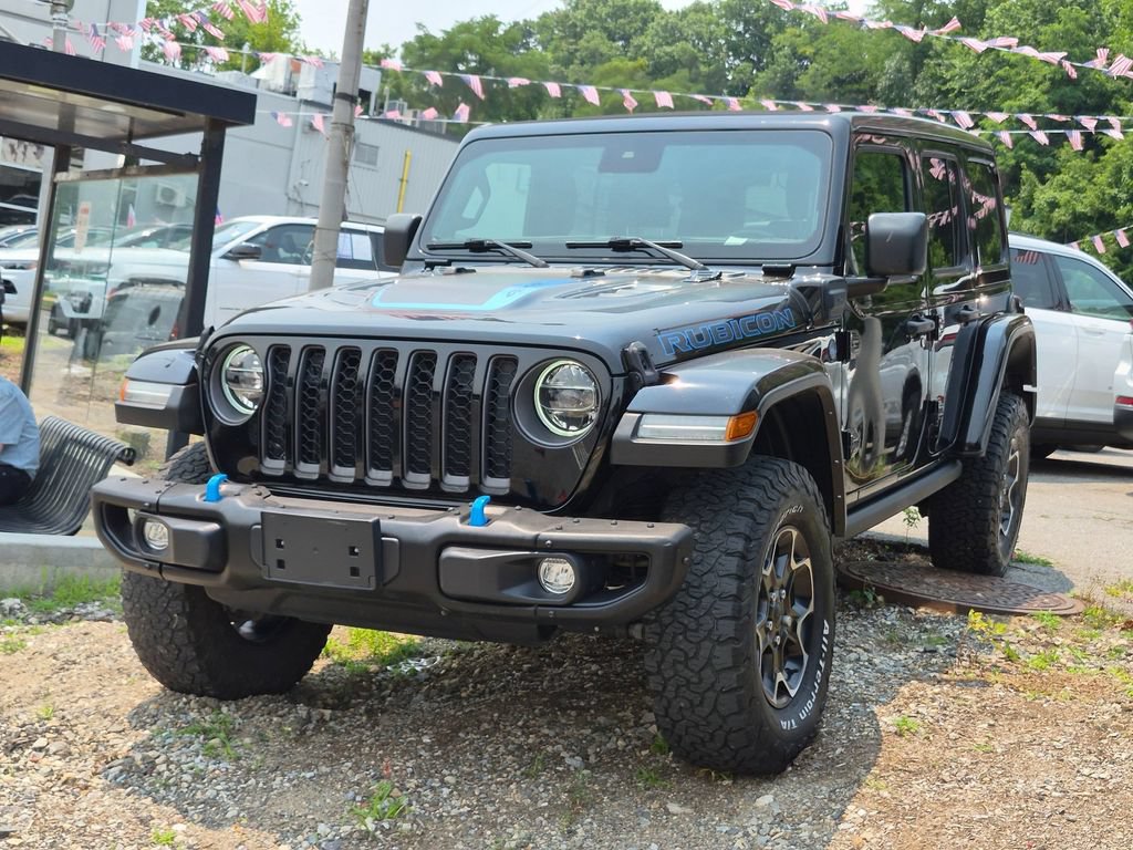 Used 2021 Jeep Wrangler Unlimited Rubicon 4xe w/ Steel Bumper Group AWD/4WD image 2