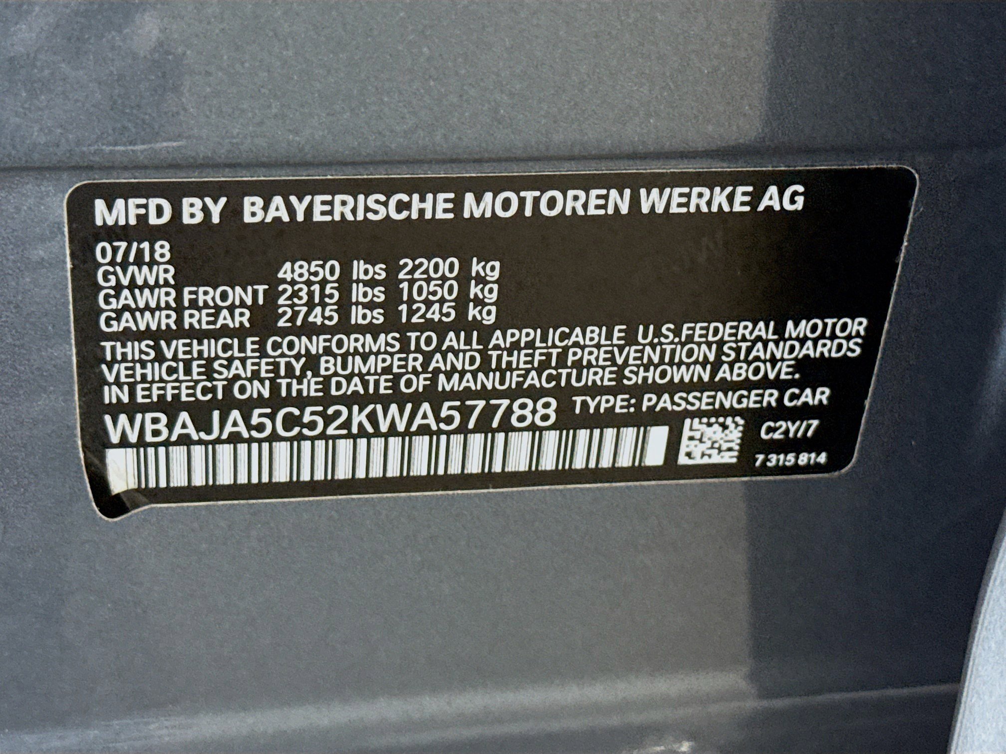 Used 2019 BMW 530i RWD image 40